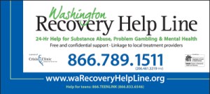 washington recovery help line rack cards
