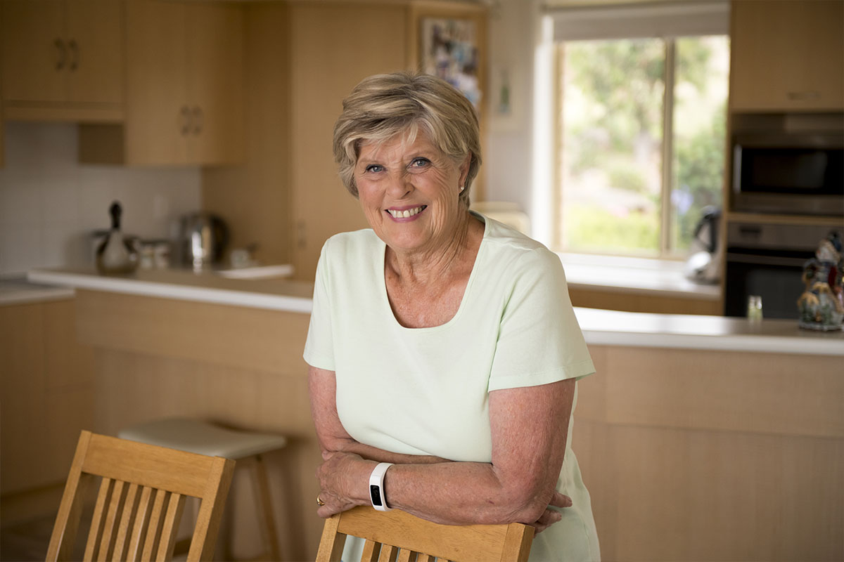 image of senior woman smiling